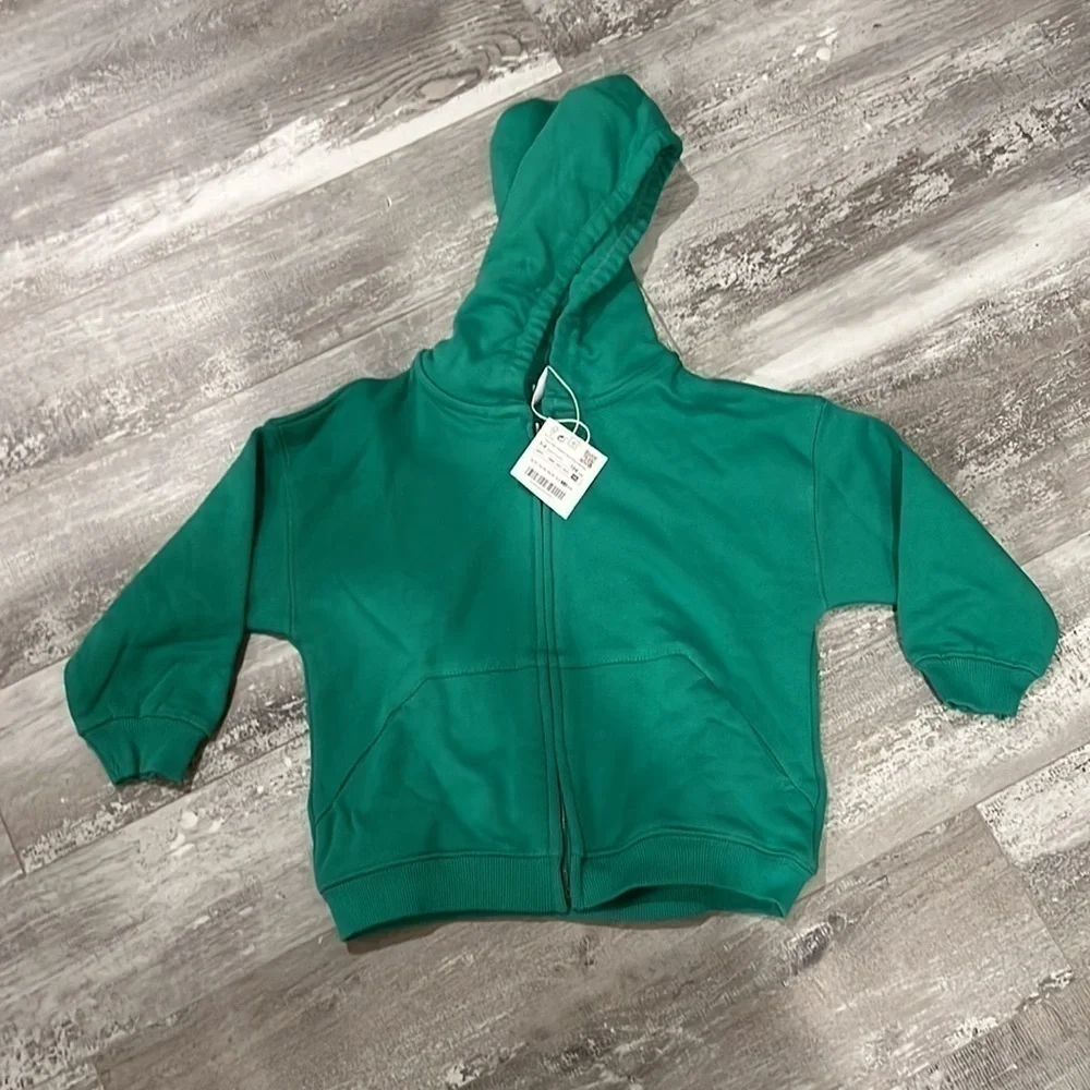 Zara Green Kangaroo Jacket